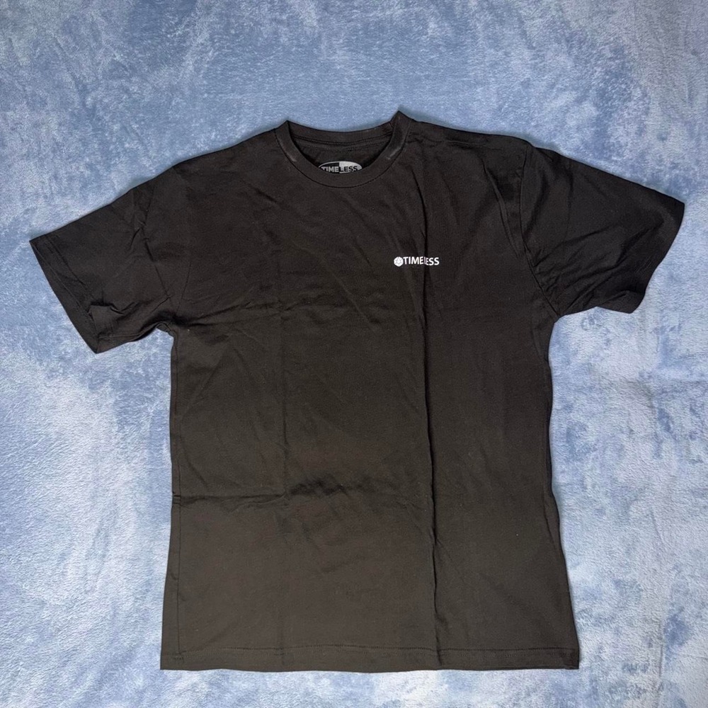 Timeless‎ black cotton t-shirt size men size L